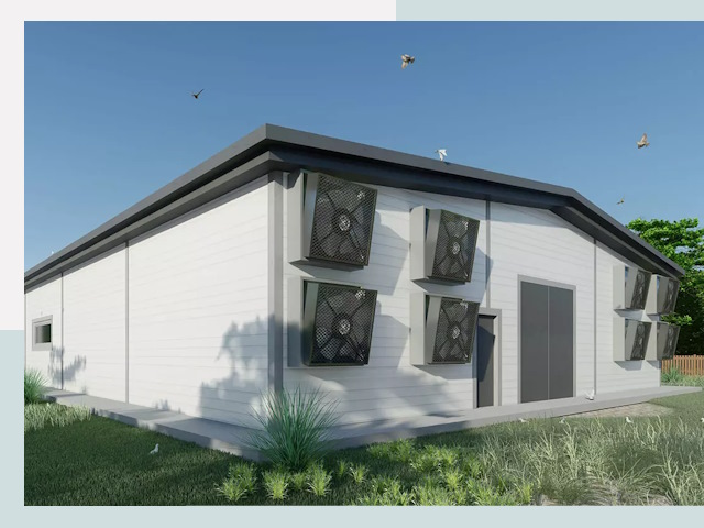 Строительство птичников в Коркине