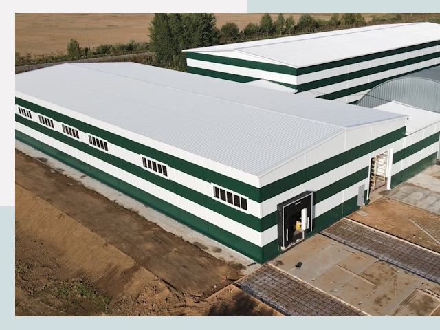 Строительство овощехранилищ в Коркине