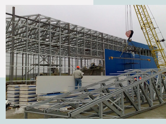 Строительство заводов в Коркине