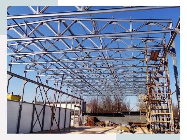 Строительство цехов в Коркино от 623 руб. под ключ