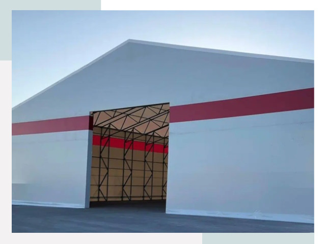 Быстровозводимые ангары в Коркине