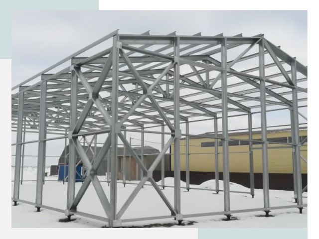 Каркасные ангары в Коркине