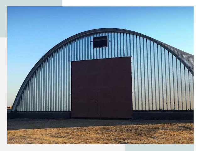 Арочные ангары в Коркине