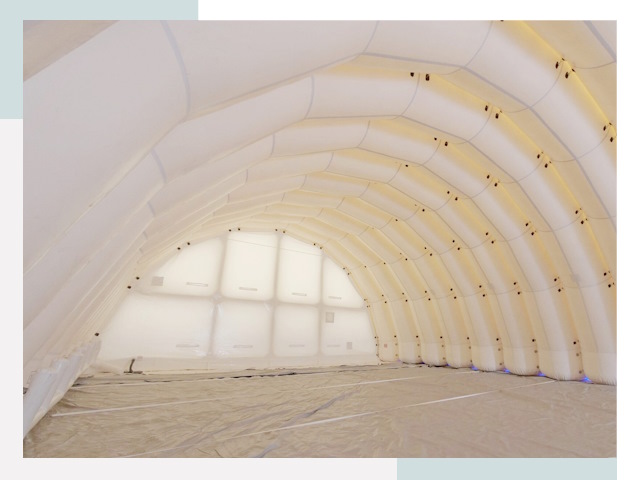 Пневмокаркасные ангары в Коркине