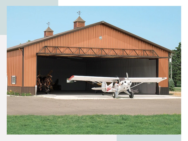 Ангары для самолетов в Коркине