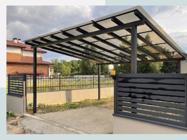 Металлические навесы в Коркино от 623 руб. за м²