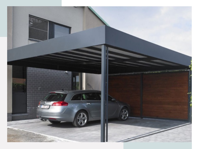 Металлические навесы в Коркине