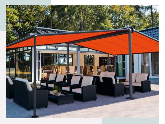 Навесы для кафе и ресторанов в Коркине