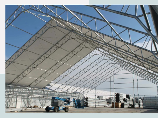 Каркасно-тентовые сооружения от СтальСтрой-Крк по цене 623 руб.