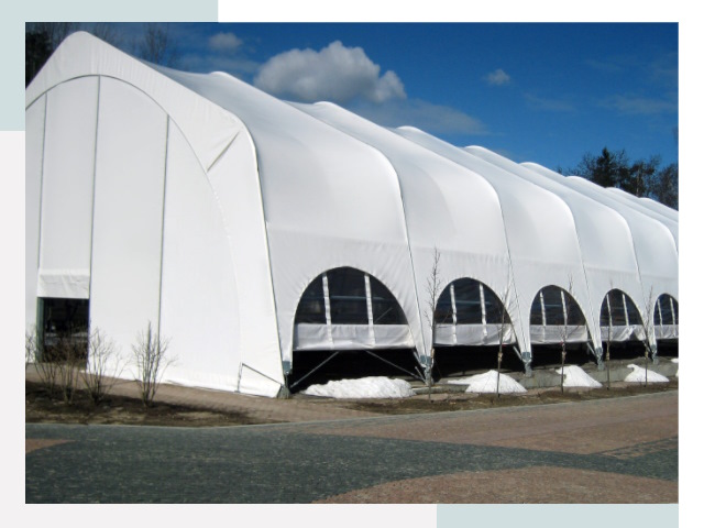 Каркасно-тентовые сооружения в Коркине