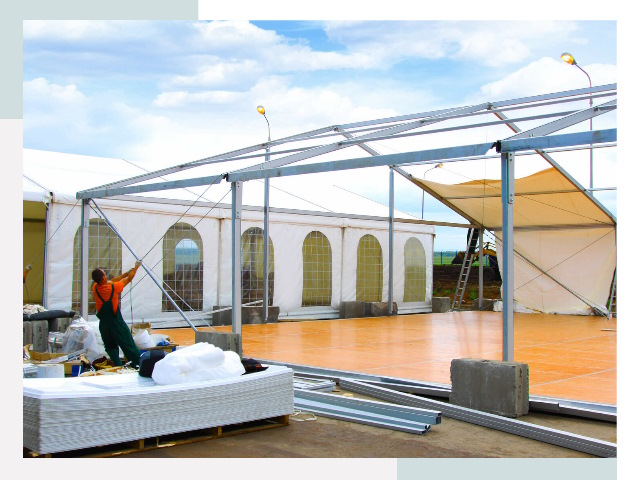 Быстро сборные шатры в Коркине