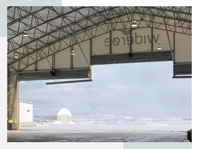 Ворота для ангаров в Коркине