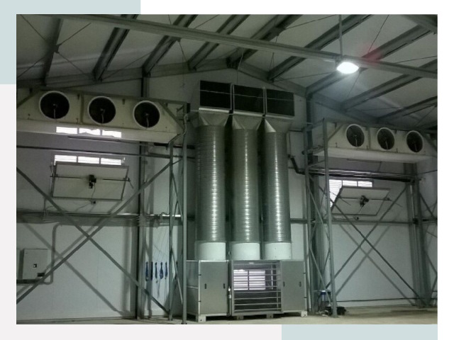 Инженерные системы для ангаров в Коркине