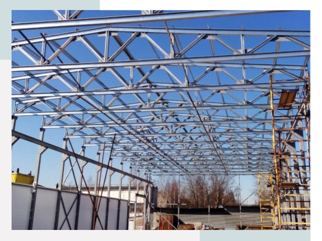 Металлокаркасы для складов в Коркине